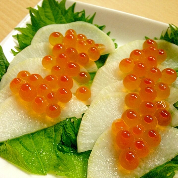 大根の甘酢 イクラをのせて レシピ 作り方 By お0り0べ 楽天レシピ 大根の甘酢 イクラをのせて レシピ 作り方 By お0り0べ 楽天レシピ